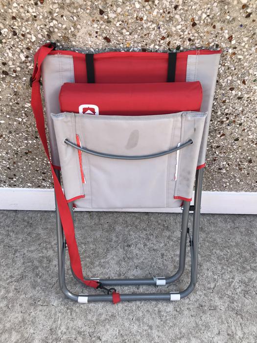 Camping Adventures Outbound Malibou Beach Chair Sling Back Over The Shoulder