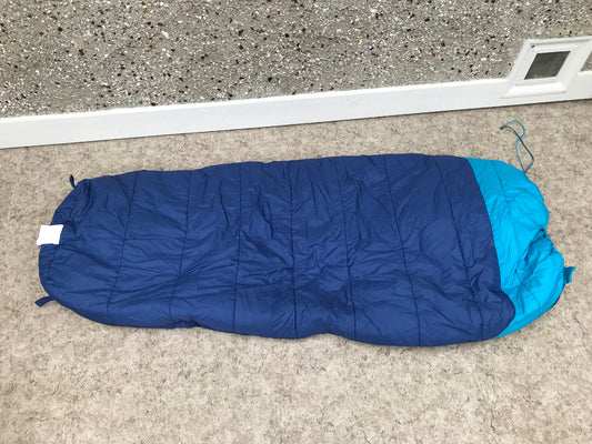 Camping Adventures MEC Oasis Sleeping Bag 0 Degree Small Up to 5.6Ft Insulated Hyperloft Blue As New Outstanding Quality