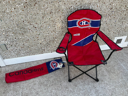 Camping Sports Beach Chair NHL Montreal Canadians Hockey New With Tags In Bag