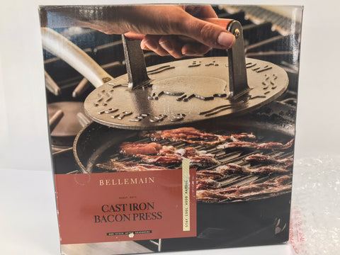 Cast Iron Bellemain Bacon Press New In Box Large Handle