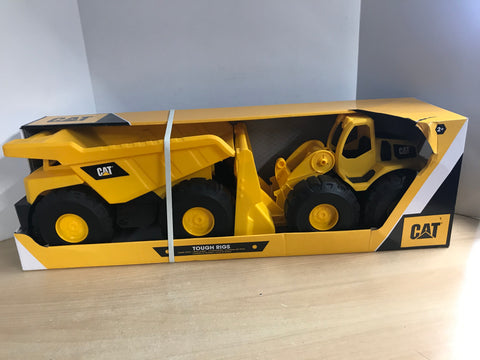 Cat Construction Tough Rigs X Large HUGE  DumpTruck Bulldozer Each One 16 inch long NEW IN BOX