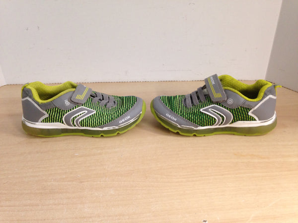 Child Running Shoes Shoe Size 13 Geox Trainers Lime Grey