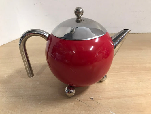 Cottage and Home 1978 Vintage  The Original Painted Ladies Teapot England Stainless Steel As New 2 Cup