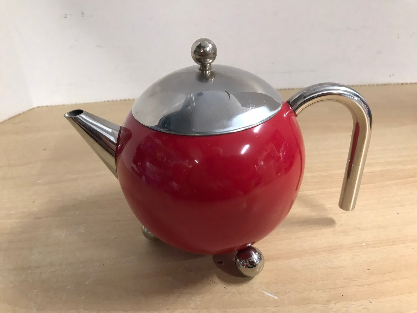 Cottage and Home 1978 Vintage  The Original Painted Ladies Teapot England Stainless Steel As New 2 Cup