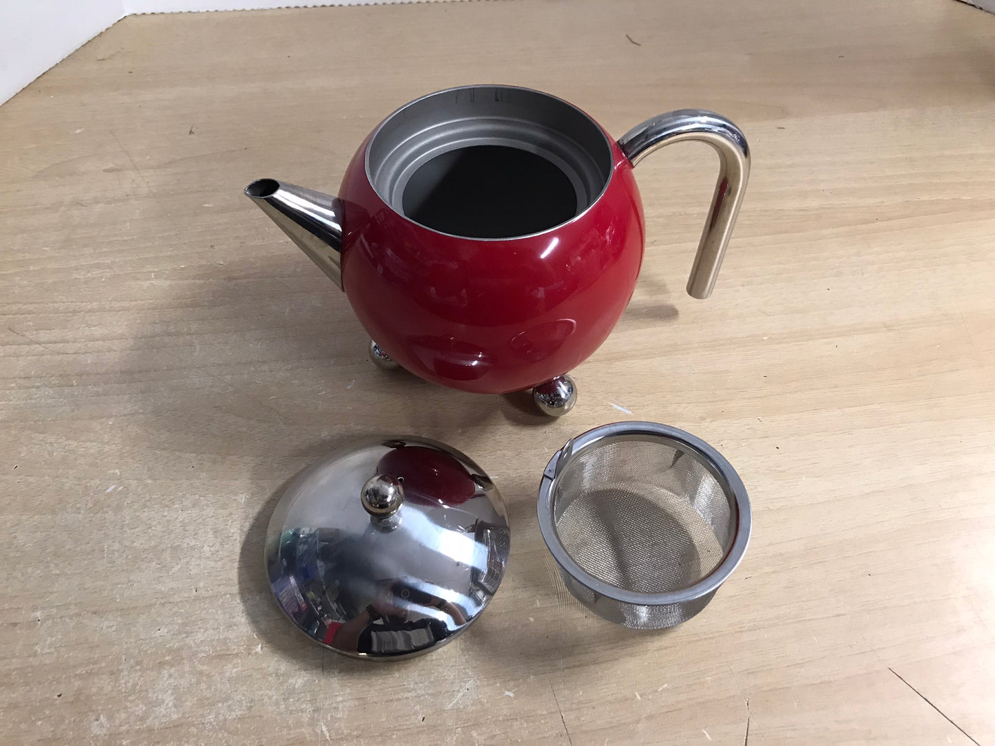 Cottage and Home 1978 Vintage  The Original Painted Ladies Teapot England Stainless Steel As New 2 Cup