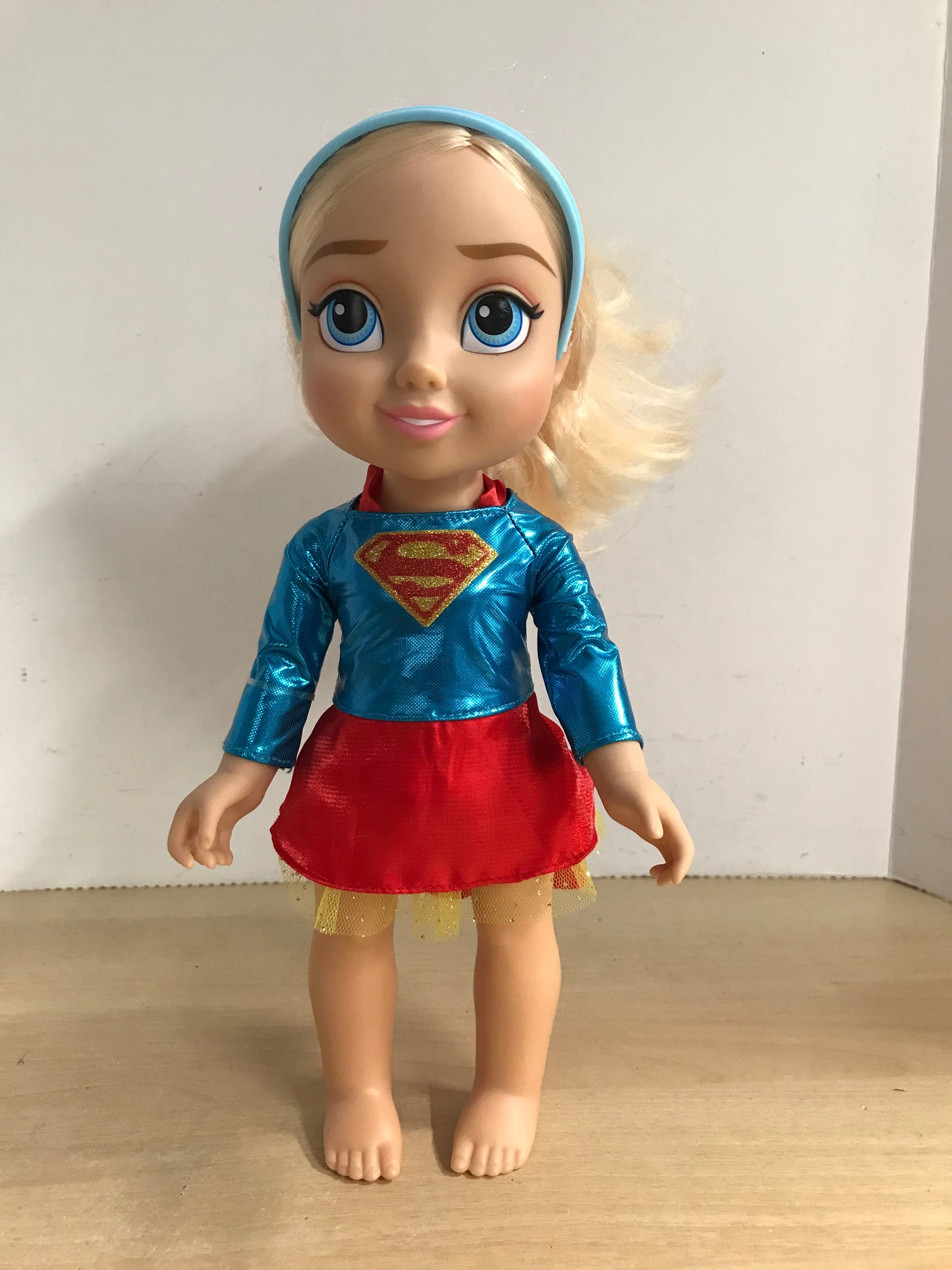 DC Comics Super Hero Girls Supergirl Toddler Doll 18 inch Excellent