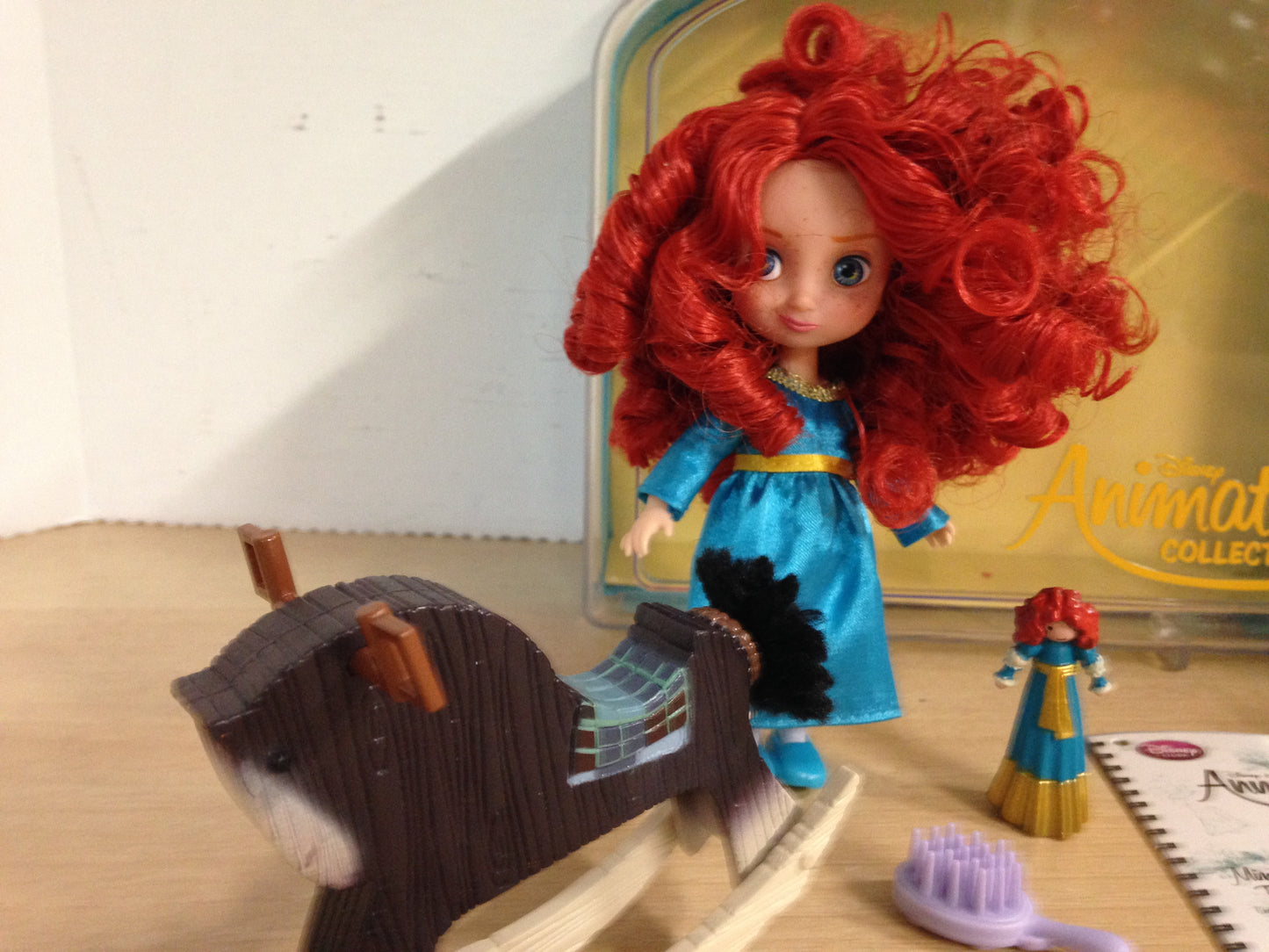 Disney Animators' Collection Princess Merida  Mini Doll Play Set 5 inch Excellent As New