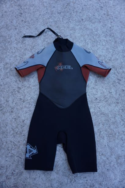Wetsuit Child Size 10 Excel Black Grey Bronze 2-3 mm Neoprene New Demo Model