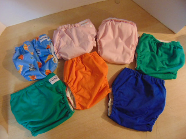 Diapers 7 Assorted Diapers Excellent Condition 6-30 lb