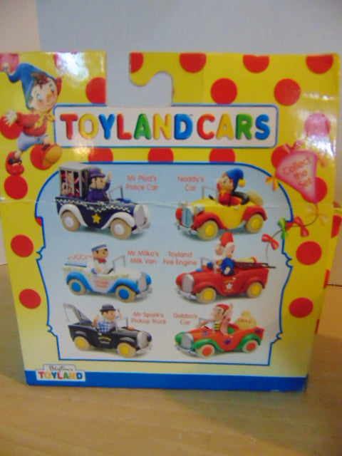 Enid Blyton's Noddy In Toyland England Die Cast Cars Toyland Firetruck and Gobbo's Cars In New Packages Are Damaged