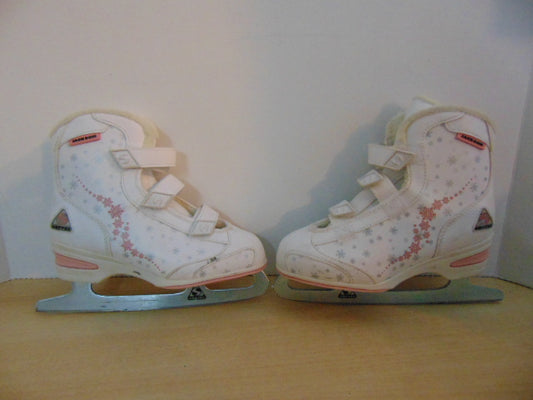 Figure Skates Child Size 3 Jackson Soft Skate White Pink Fantastic Quality Excellent
