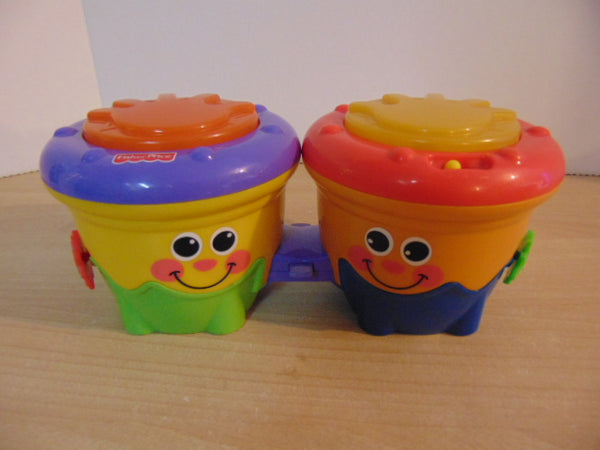Fisher Price Go Baby Go Crawl Along Musical Bongo Drums Transforms 2 ways.  Complete with Batteries