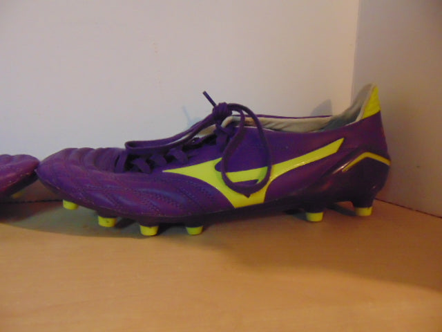 Football Soccer Shoes Cleats Men's Size 11 Mizuno Professional Model Purple As New