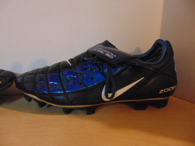 Football Soccer Shoes Cleats Men's Size 12 Nike Air Zoom Total 90 Blue Black Excellent