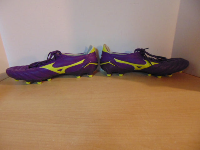 Football Soccer Shoes Cleats Men's Size 11 Mizuno Professional Model Purple As New