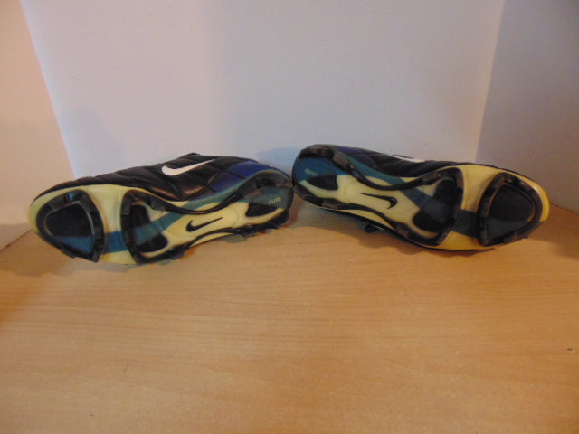 Football Soccer Shoes Cleats Men's Size 12 Nike Air Zoom Total 90 Blue Black Excellent