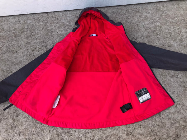 Fall Coat Child Size 10-12 The North Face Grey Raspberry Excellent