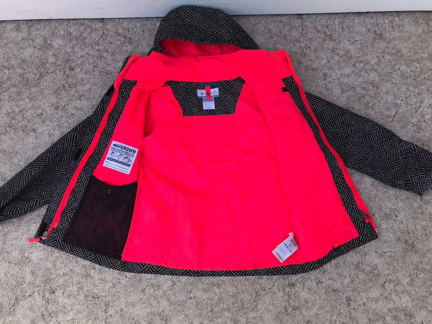 Fall Coat Child Size 7-8 Columbia Black Raspberry Excellent