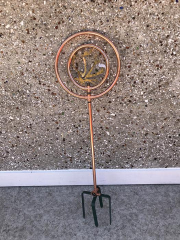 Farm and Garden Decorator Copper Stainless Ornamental Twirling Lawn Garden Sprinkler