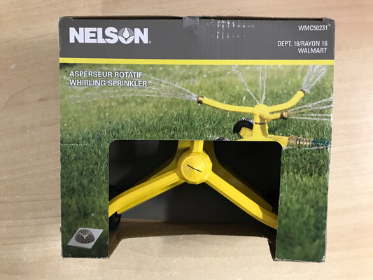 Farm and Garden Nelson Whirling Rotating Sprinkler New In Box