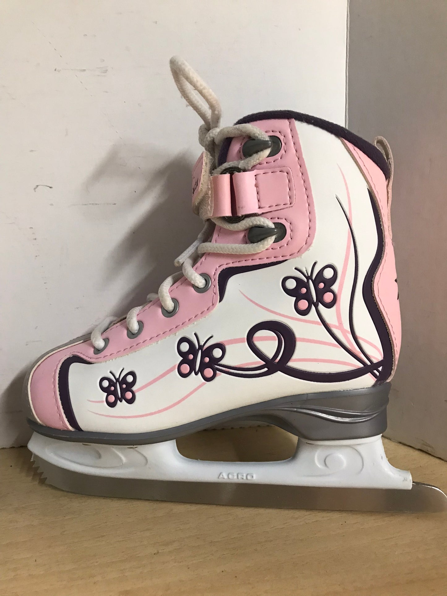 Figure Skates Child Size 12 Reebok Glitter Girl Pink Purple New In Bag