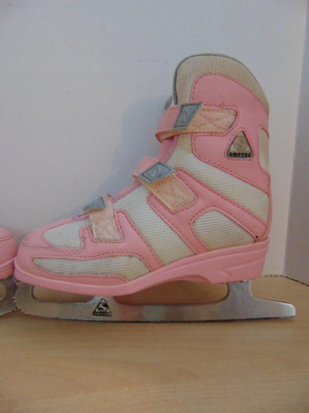 Figure Skates Child Size 2 Softec Soft Skate Pink Minor Wear Marks Pink