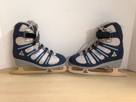 Figure Skates Child Size 4 Jackson Soft Skates Blue Grey