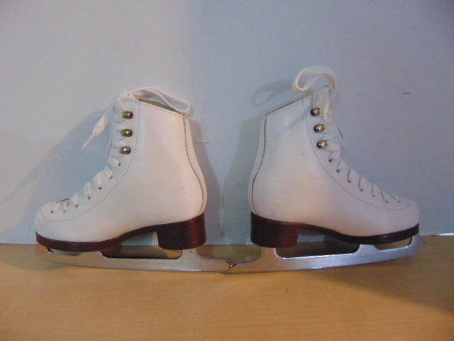 Figure Skates Child Size 9-10 C GAM 1121 Toddler Leather Excellent Fantastic Quality