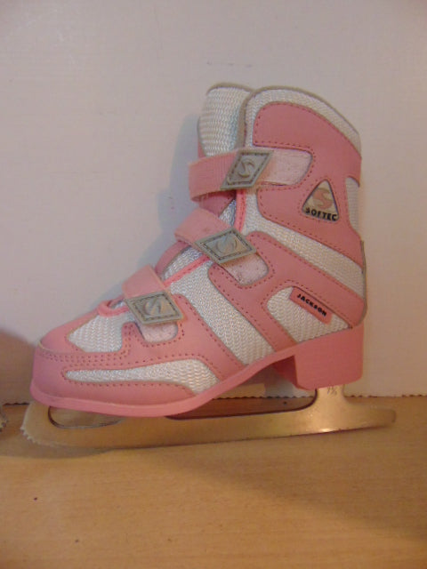 Figure Skates Child Size 12 Jackson Soft Skates White Pink New Demo Model