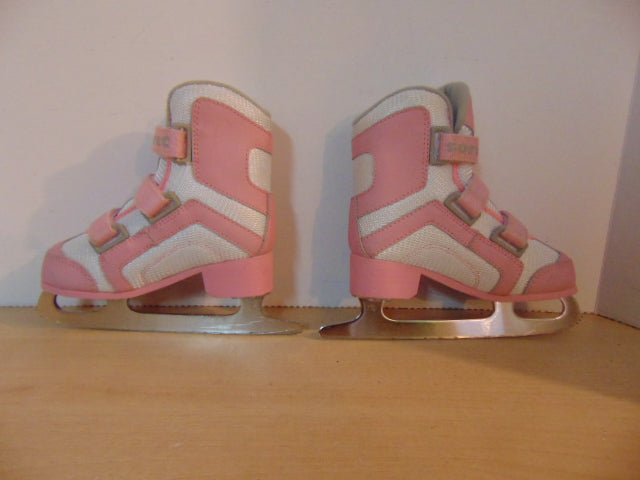 Figure Skates Child Size 12 Jackson Soft Skates White Pink New Demo Model