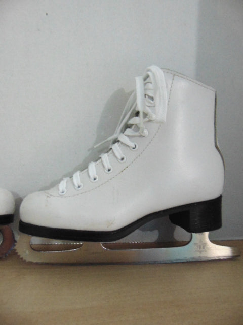 Figure Skates Child Size 2 Glacier 410 Leather Minor Wear