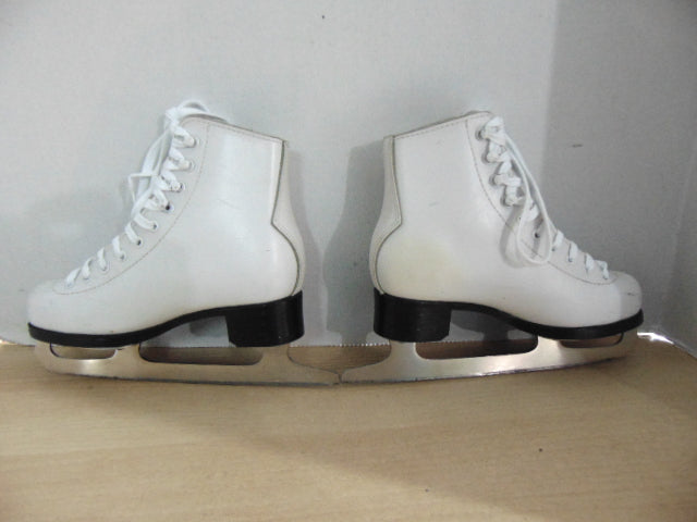 Figure Skates Child Size 2 Glacier 410 Leather Minor Wear