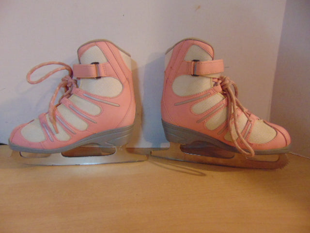 Figure Skates Child Size 3 Jackson Soft Skate Pink Grey Minor Wear