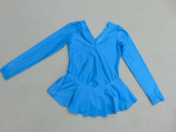 Figure Skating Dress Child Size 14-16 Blue Hand Made