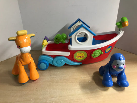 Fisher Price Amazing Animals Sing and Go Boat Set Excellent