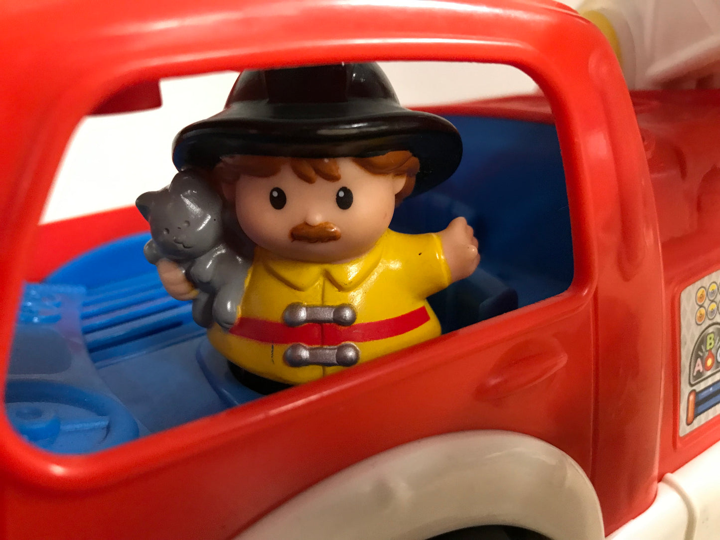Fisher Price Little People Real Sounds Fire Truck
