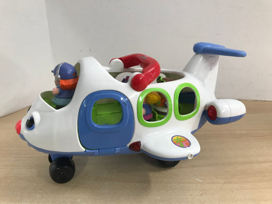 Fisher Price Little People Real Sounds Jet Airplane With Passengers