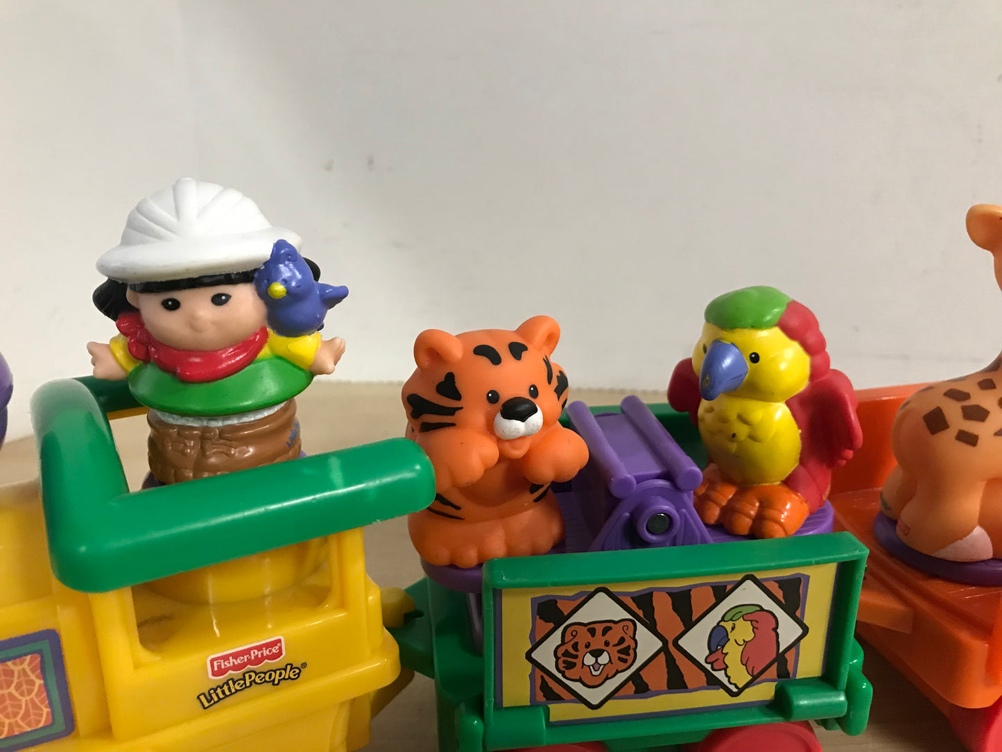 Fisher Price Little People Safari Train Set With Lady Driver