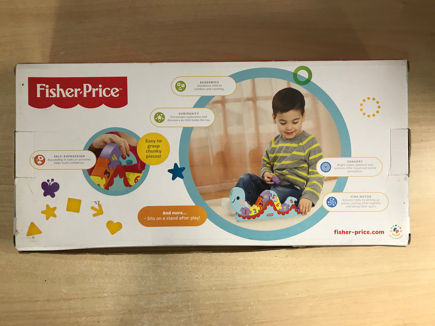 Fisher Price My First Counting Worm As New