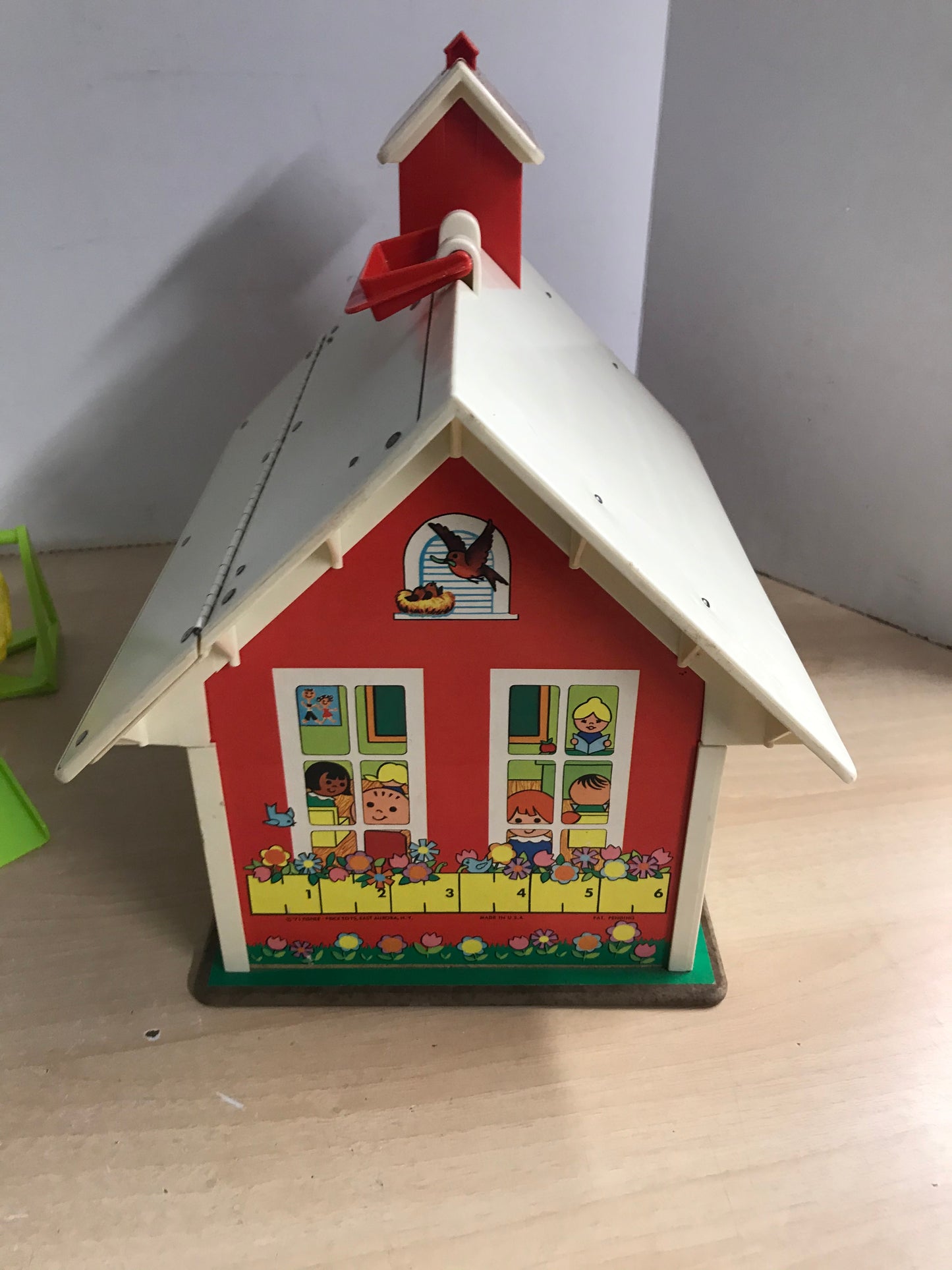 Fisher Price Vintage 1960's Play Family  School House