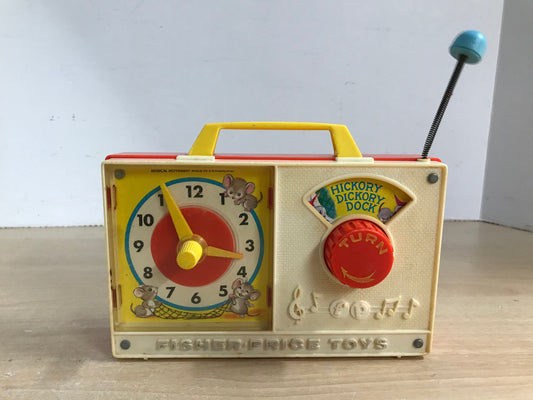 Fisher Price Vintage 1972 Clock Radio Works Great