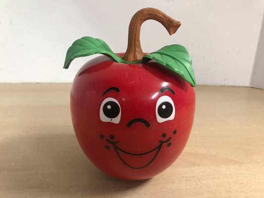 Fisher Price Vintage 1972 Happy Chime Apple RARE With Hooked Stem Excellent