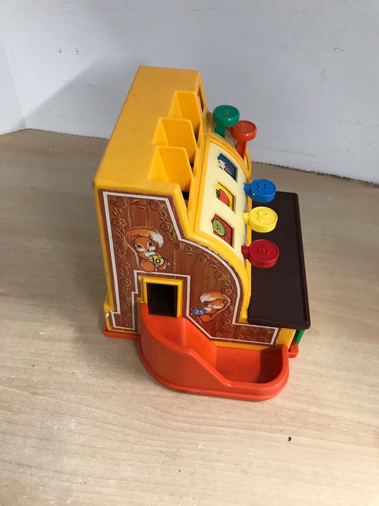 Fisher Price Vintage 1974 Cash Register Works No Coins Rare Works Perfect