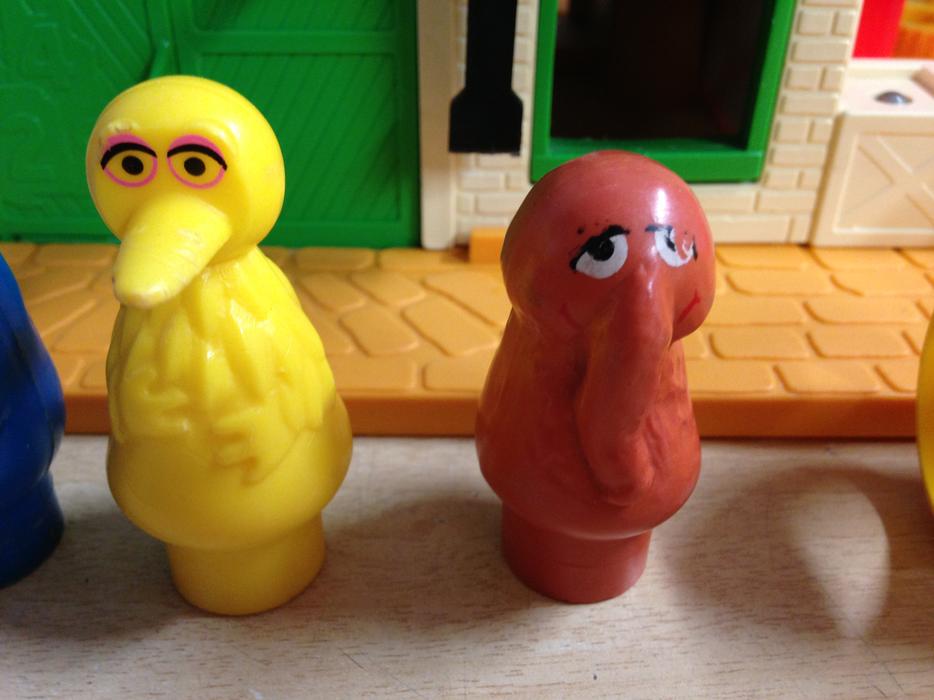 Fisher Price Vintage 1976 Little People Sesame Street Muppets Club House