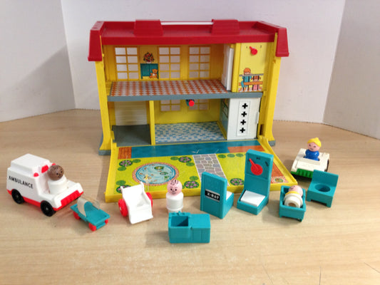 Fisher Price Vintage 1976 Play Family 931 Children's Hospital
