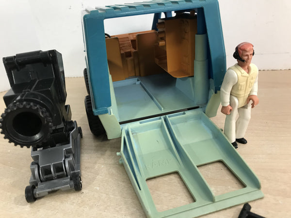 Fisher Price Vintage 1979 Adventure People Movie Van With Movie Equipment