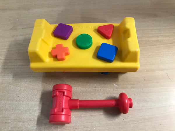 Fisher Price Vintage Hammer and Nails Set Complete Excellent