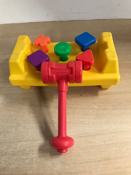 Fisher Price Vintage Hammer and Nails Set Complete Excellent