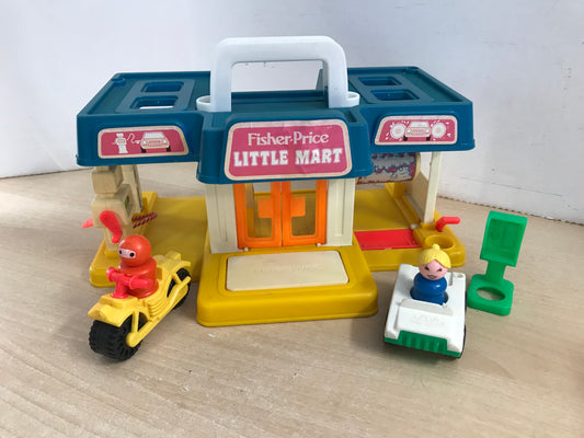 Fisher Price Vintage Little People 1986 Play Family Little Mart 2580  RARE