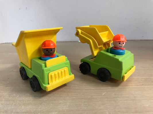 Fisher Price Vintage Little People Construction Crew CW 1929